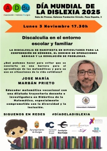 Jose MAría Marbán 3 nov 2025 Discalculia