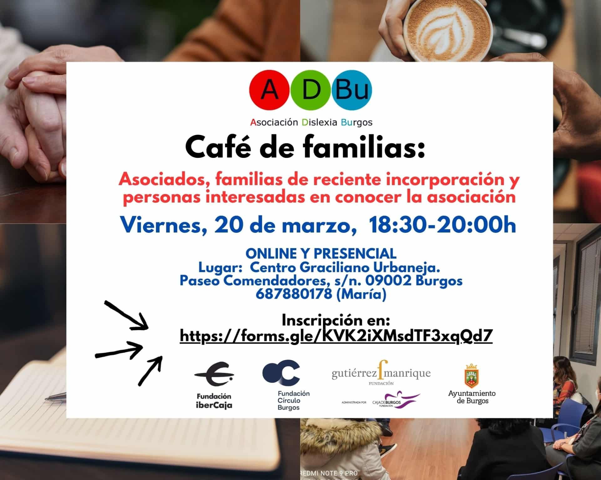Cafe familias ADBu 20 marzo